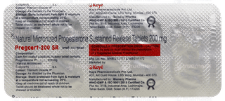 Pregcert 200 Sr Tablet 10